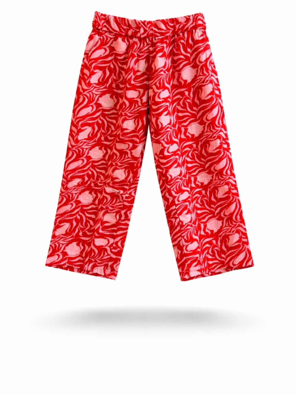 Style & Co. Red,Pink Wide Leg Pants Size M